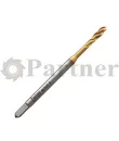 Метчик M3х0.5 Partner машинный HSSE, DIN371, TiN, для гл. отв., (Серия 315) - изображение 1 | Partner - заточные станки