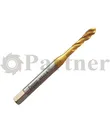 Метчик M6х1.0 Partner машинный HSSE, DIN371, TiN, для гл. отв., (Серия 315) - изображение 1 | Partner - заточные станки