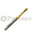 Метчик M5х0.8 Partner машинный HSSE, DIN371, TiN, для гл. отв., (Серия 315) - изображение 1 | Partner - заточные станки