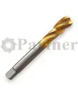 Метчик M22х2.5 Partner машинный HSSE, DIN376, TiN, для гл. отв., (Серия 315) - изображение 3 | Partner - заточные станки