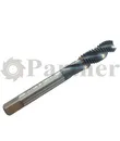 Метчик M10х1.5, HSSE спиральная канавка 38°, H6, TiAlN - изображение 4 | Partner - заточные станки