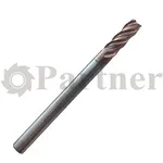 Partner Фреза концевая, тв. сплав., TiAISIN, 38/41гр, d=4мм, Z4 (серия 303) - изображение 1 | Partner - заточные станки