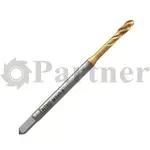 Метчик M3х0.5 Partner машинный HSSE, DIN371, TiN, для гл. отв., (Серия 315) - изображение 1 | Partner - заточные станки