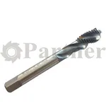 Метчик M14х1.25, HSSE спиральная канавка 38°, H6, TiAlN - изображение 1 | Partner - заточные станки