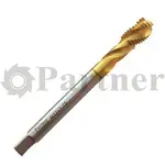 Метчик M14х1.0 Partner машинный HSSE, DIN376, TiN, для гл. отв., (Серия 315) - изображение 1 | Partner - заточные станки