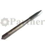 Метчик M6*0.75 Partner, HSSE прямая канавка с спиральной подточкой, H6, TiAlN - изображение 3 | Partner - заточные станки