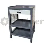 Partner TM-300, тумба металлическая 580х470х810 мм (ШхГхВ), 1 ящик, 2 полки, листы перфорации по бокам, грузоподъемность 300кг. - изображение 1 | Partner - заточные станки