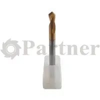 Сверло центровочное 4мм Partner, HSS Co8, TiN, (Серия 321) - изображение 1 | Partner - заточные станки