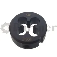 Плашка круглая метрическая М8х1,25, Partner, ISO2568, размер D25хH9мм, HSSE (Серия 480) - изображение 1 | Partner - заточные станки