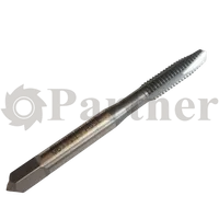 Метчик M6*0.5 Partner, HSSE прямая канавка с спиральной подточкой, H6, TiAlN - изображение 3 | Partner - заточные станки