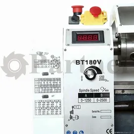 Partner PT-180V Станок токарный настольный, с вариатором. Диаметр заготовки до 180мм, длина до 400мм, 50-2500об/мин, 550Вт, 230В - изображение 4 | Partner - заточные станки