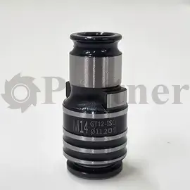 Partner ISO-GT12-M14 11,2х9 быстросменная резьбонарезная вставка с предохранительной муфтой для машинных метчиков М14 - изображение 2 | Partner - заточные станки