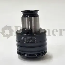 Partner ISO-GT12-M10 8х6,3 быстросменная резьбонарезная вставка с предохранительной муфтой для машинных метчиков М10 - изображение 2 | Partner - заточные станки