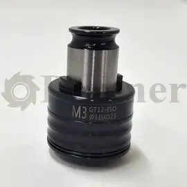 Partner ISO-GT12-M3 3,15х2,5 быстросменная резьбонарезная вставка с предохранительной муфтой для машинных метчиков М3 - изображение 2 | Partner - заточные станки