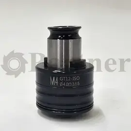 Partner ISO-GT12-M4 4х3,15 быстросменная резьбонарезная вставка с предохранительной муфтой для машинных метчиков М4 - изображение 2 | Partner - заточные станки
