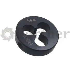 Плашка круглая метрическая M4х0.7, Partner, ISO2568, размер D16хH5мм, HSSE (Серия 480) - изображение 1 | Partner - заточные станки