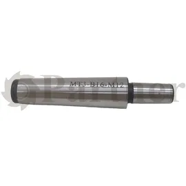 Partner MTB3-B16-M12 втулка переходная с конуса морзе 3 на конус B16, резьба М12 - изображение 2 | Partner - заточные станки