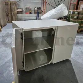 Partner TM-9060, тумба металлическая, 900х600х700 мм (ШхГхВ), 1 полка, порошковая покраска, грузоподъемность 300кг. - изображение 4 | Partner - заточные станки