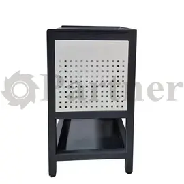 Partner TM-300, тумба металлическая 580х470х810 мм (ШхГхВ), 1 ящик, 2 полки, листы перфорации по бокам, грузоподъемность 300кг. - изображение 4 | Partner - заточные станки
