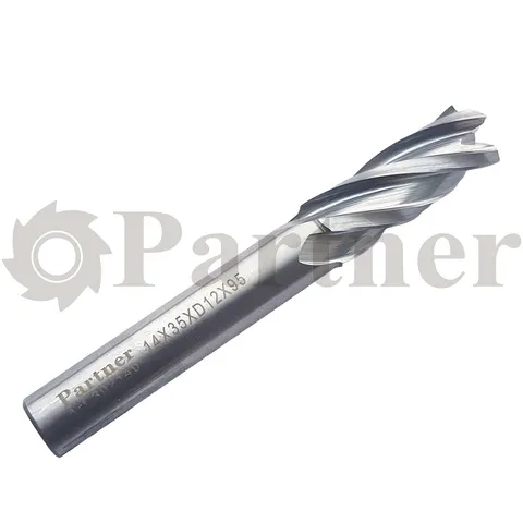 Partner Фреза концевая HSS-E, 14X35XD12X95мм, Z4 (Серия 302) - изображение 1 | Partner - заточные станки