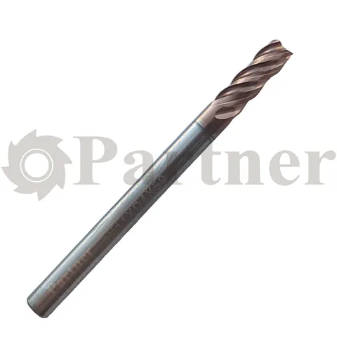 Partner Фреза концевая, тв. сплав., TiAISIN, 38/41гр, d=4мм, Z4 (серия 303) - изображение 1 | Partner - заточные станки