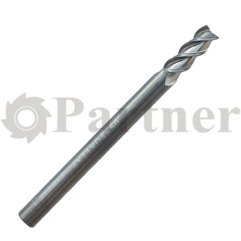 Partner Фреза концевая, тв. сплав., 45гр, d=4мм, Z3 (серия 307) - изображение 1 | Partner - заточные станки