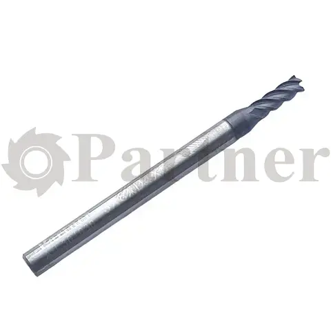 Partner Фреза концевая, тв. сплав., AlTiN, 35гр, d=2мм, Z4 (серия 301) - изображение 1 | Partner - заточные станки