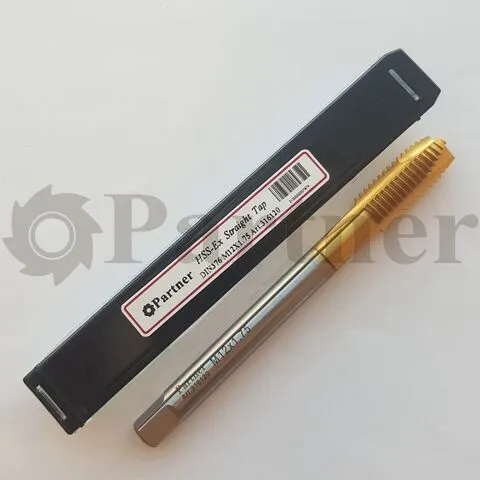Метчик M12х1.75 Partner машинный HSSE, DIN376, для скв. отв., (Серия 316) - изображение 2 | Partner - заточные станки