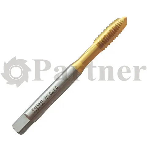 Метчик M10х1.5 Partner машинный HSSE, DIN371, для скв. отв., (Серия 316) - изображение 1 | Partner - заточные станки