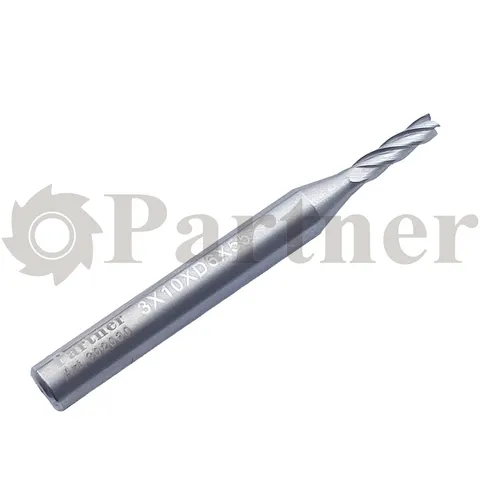 Partner Фреза концевая HSS-E, 2X6XD6X55мм, Z4 (Серия 302) - изображение 1 | Partner - заточные станки