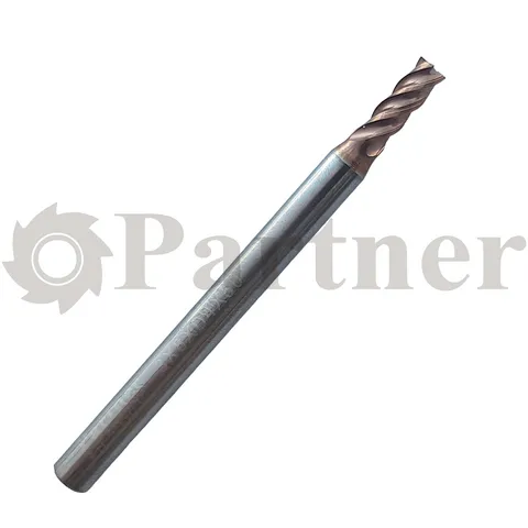 Partner Фреза концевая, тв. сплав., TiAISIN, 38/41гр, d=2мм, Z4 (серия 303) - изображение 1 | Partner - заточные станки