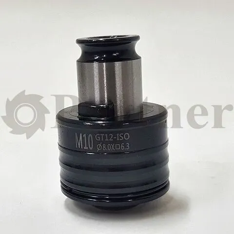 Partner ISO-GT12-M10 8х6,3 быстросменная резьбонарезная вставка с предохранительной муфтой для машинных метчиков М10 - изображение 2 | Partner - заточные станки