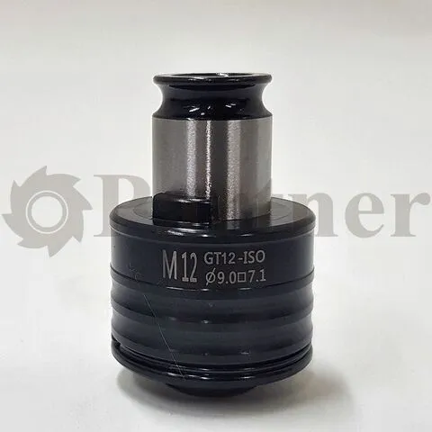 Partner ISO-GT12-M12 9х7,1 быстросменная резьбонарезная вставка с предохранительной муфтой для машинных метчиков М12 - изображение 2 | Partner - заточные станки
