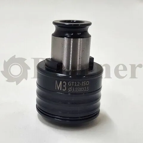 Partner ISO-GT12-M3 3,15х2,5 быстросменная резьбонарезная вставка с предохранительной муфтой для машинных метчиков М3 - изображение 2 | Partner - заточные станки