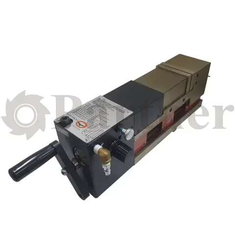 Partner JPV-7-200 Пневматические прецизионные тиски высокого давления, ширина губок 180 мм, раствор 0-200 мм, сила зажима 90 кH - изображение 7 | Partner - заточные станки