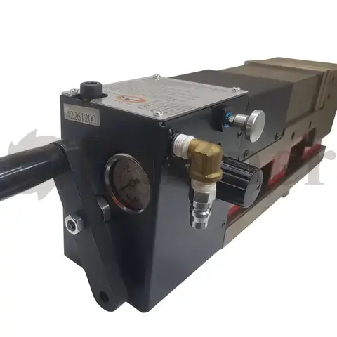 Partner JPV-7-200 Пневматические прецизионные тиски высокого давления, ширина губок 180 мм, раствор 0-200 мм, сила зажима 90 кH - изображение 3 | Partner - заточные станки