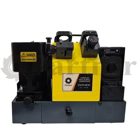 Partner ZX-20 NEW Станок для заточки сверл 2-14 мм и фрез по торцу 4-20 мм - изображение 2 | Partner - заточные станки