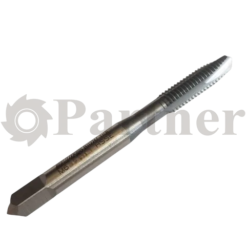 Метчик M6*0.75 Partner, HSSE прямая канавка с спиральной подточкой, H6, TiAlN - изображение 3 | Partner - заточные станки