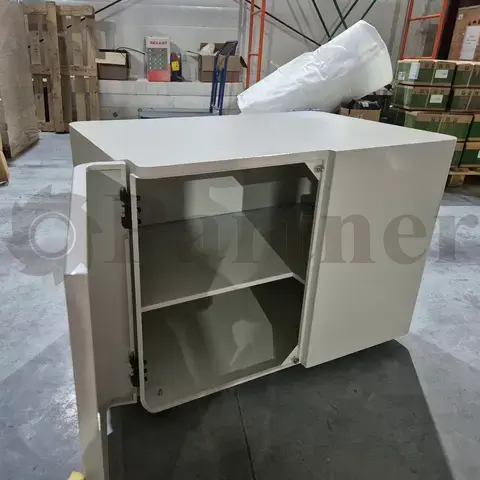 Partner TM-9060, тумба металлическая, 900х600х700 мм (ШхГхВ), 1 полка, порошковая покраска, грузоподъемность 300кг. - изображение 4 | Partner - заточные станки