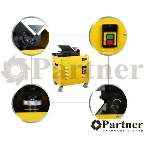 Partner 700B Станок для снятия прямолинейной фаски с углом 15-45 гр размер фаски 0-3 мм - изображение 2 | Partner - заточные станки