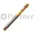 Метчик M8х0.75 Partner машинный HSSE, DIN371, TiN, для гл. отв., (Серия 315) - изображение 1 | Partner - заточные станки