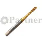 Метчик M6х0.75 Partner машинный HSSE, DIN371, TiN, для гл. отв., (Серия 315) - изображение 1 | Partner - заточные станки